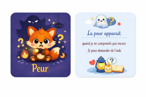 Les Émotions Douces - jeux de carte a imprimer